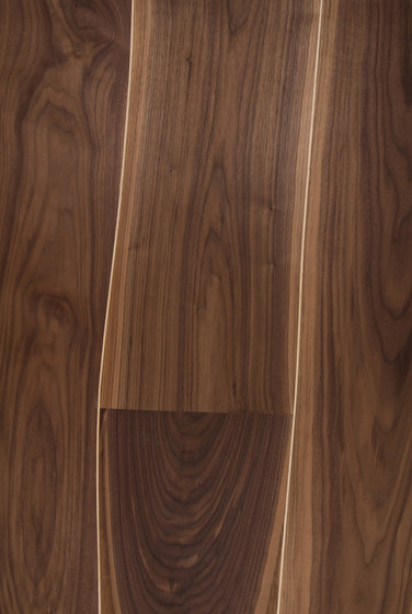 Wandpaneel Nussbaum mit Ahorn-Inlay | Holz Platten | Boleform