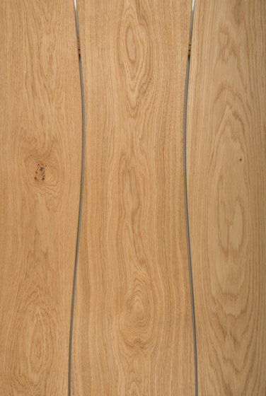 Aussenpaneel | Fassadenplatte | Zäune Eiche mit V-Fuge | Holz Platten | Boleform