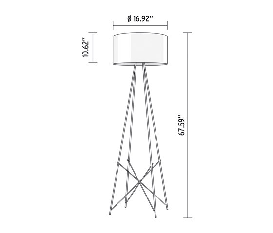 Ray F2 | Free-standing lights | Flos