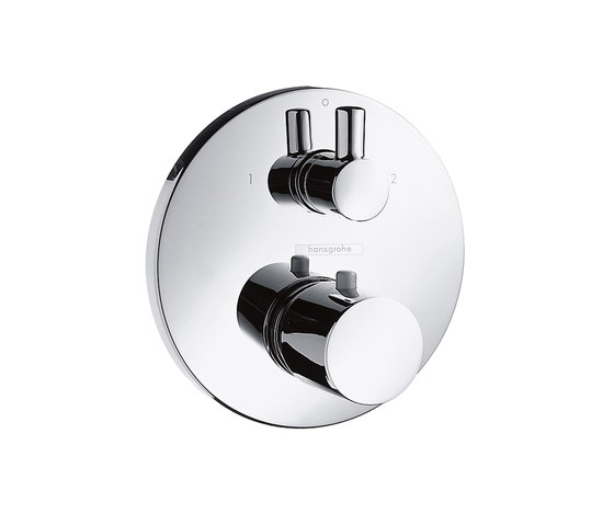 Hansgrohe Ecostat S Thermostat for concealed installation with shut-off|diverter valve | Shower controls | Hansgrohe