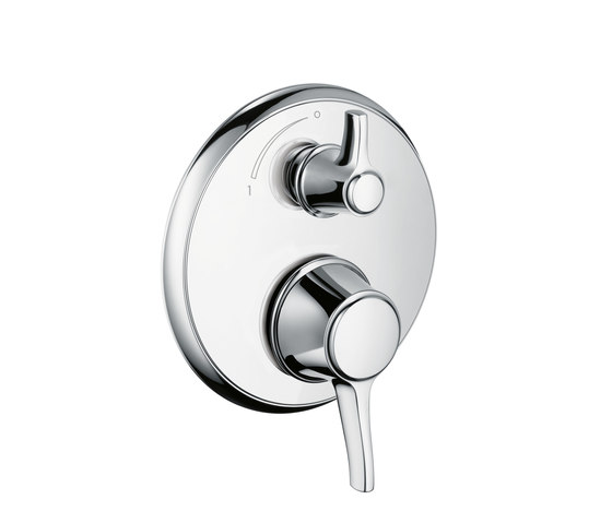 Hansgrohe Ecostat Classic Thermostatic Mixer for concealed installation with shut-off valve | Shower controls | Hansgrohe
