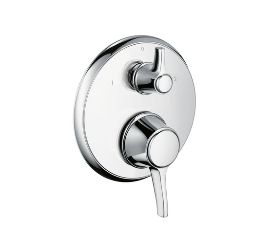 Hansgrohe Ecostat Classic termostato con llave de paso e inversor empotrado | Grifería para duchas | Hansgrohe