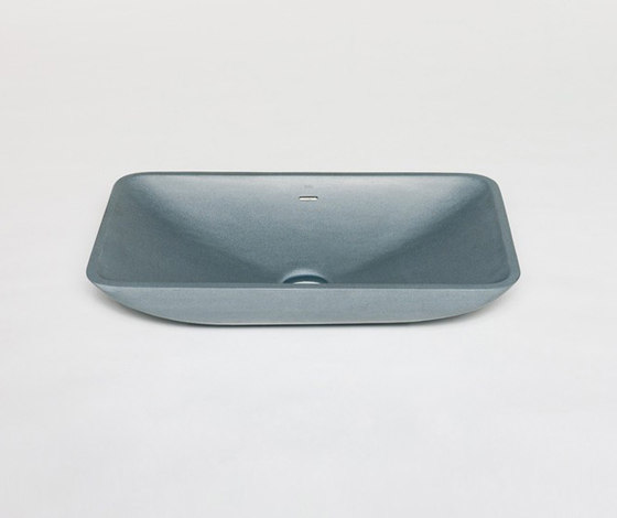 blu•stone rectangular countertop basin | Wash basins | Blu Bathworks