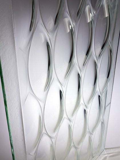 Ellisse kiln-formed glass | Verre décoratif | Joel Berman Glass Studios