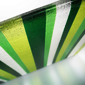 Tapestry Greens | Decorative glass | Nathan Allan Glass Studios