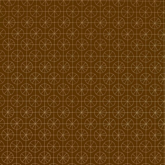 Pinwheel Chocolate w/Gold | Wall coverings / wallpapers | LULU DK