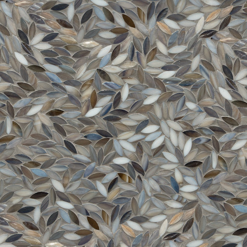 Foliage Detroit Blues Glass Mosaic | Glass mosaics | Artistic Tile