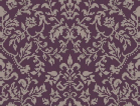 Malti Aubergine | Glas Mosaike | Artaic