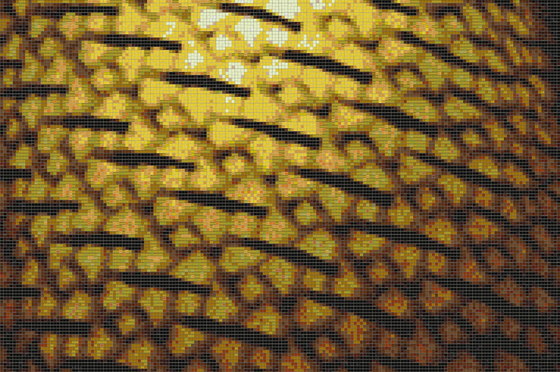 Islamic Yellow | Mosaïques verre | Artaic