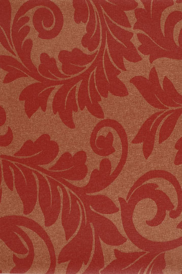 Tiara Scroll Satin Red | Revestimientos de paredes / papeles pintados | Vycon