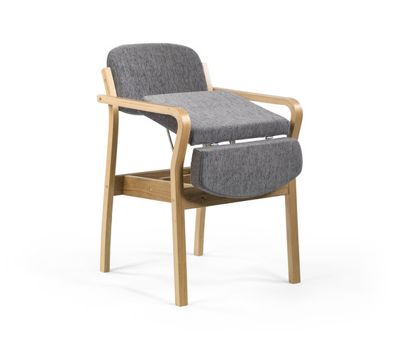 Duun chair stackable | seat lift | Chairs | Helland