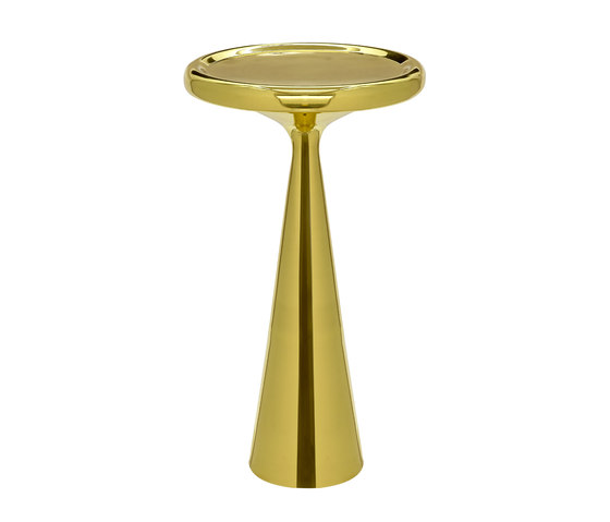 Spun Table Tall Brass | Mesas auxiliares | Tom Dixon