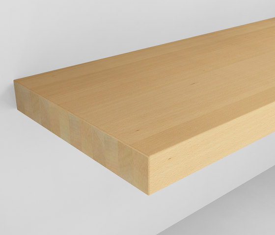 Waschtischkonsole | Design Nr. 1003 – Buche geölt | Holz Platten | Absolut Bad