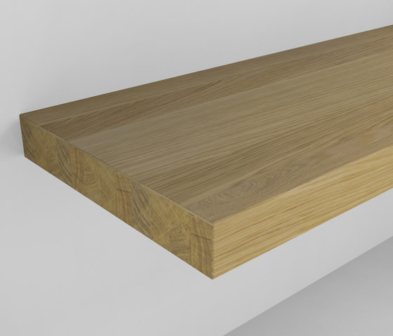 Console basin | Design Nr. 1021 – Eiche geölt | Planchas de madera | Absolut Bad