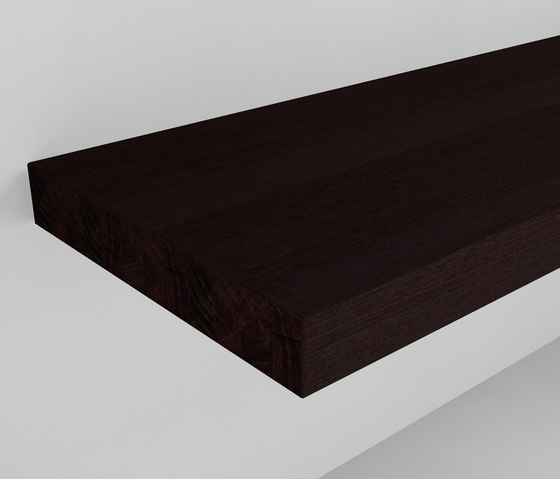 Console basin | Design Nr. 1025 – Wenge geölt | Wood panels | Absolut Bad