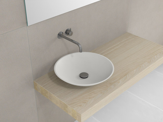 Console basin | Design Nr. 1041 – Eiche weiß geölt | Planchas de madera | Absolut Bad