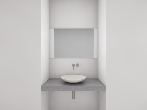 Console basin | Design Nr. 1032 – Steingrau poliert | Wash basins | Absolut Bad