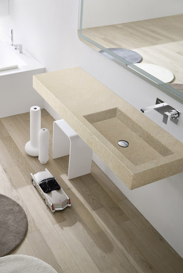 Unico Piano con lavabo integrato | Lavabi | Rexa Design