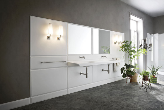 Warp Piano con lavabi integrato | Lavabi | Rexa Design