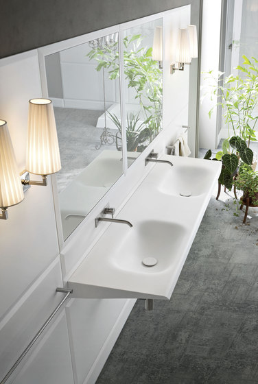 Warp Plan avec vasques integré | Lavabos | Rexa Design