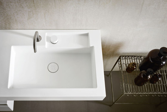 Ergo_nomic Platte mit integriertem Waschbecken | Waschtische | Rexa Design