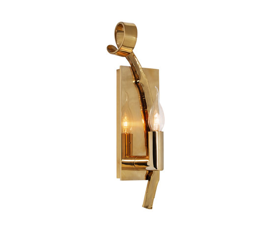 Delphinium customised gold walllamp | Wall lights | Brand van Egmond