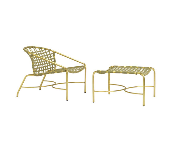 Kantan II Lounge Chair / Ottoman | Poltrone | Brown Jordan