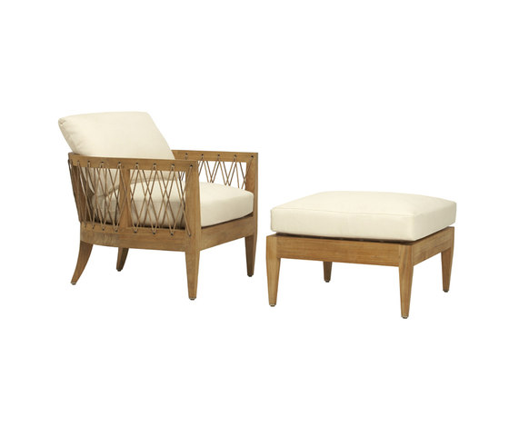 Marin Lounge Chair / Ottoman | Armchairs | Brown Jordan
