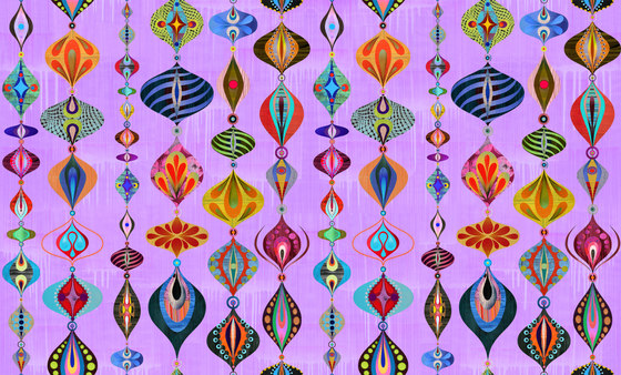 Bucote purple wallpaper | Wandbeläge / Tapeten | Flavor Paper