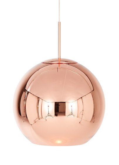 Copper Round Pendant 45cm | Suspended lights | Tom Dixon