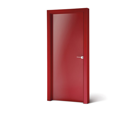 Exit laccata rosso pechino | Internal doors | FerreroLegno