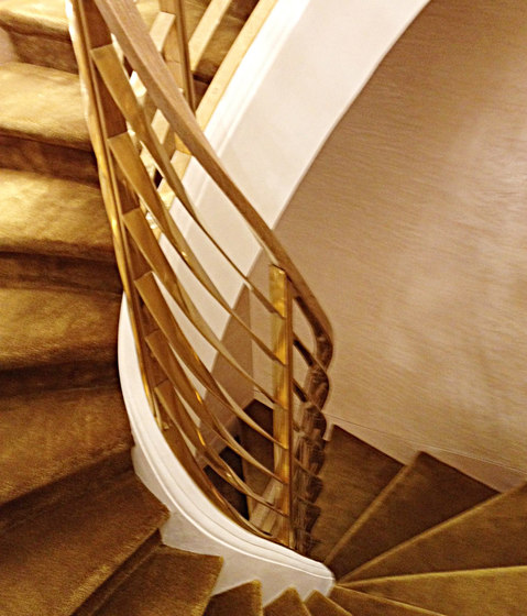 Brass Staircase | Stair railings | YDF