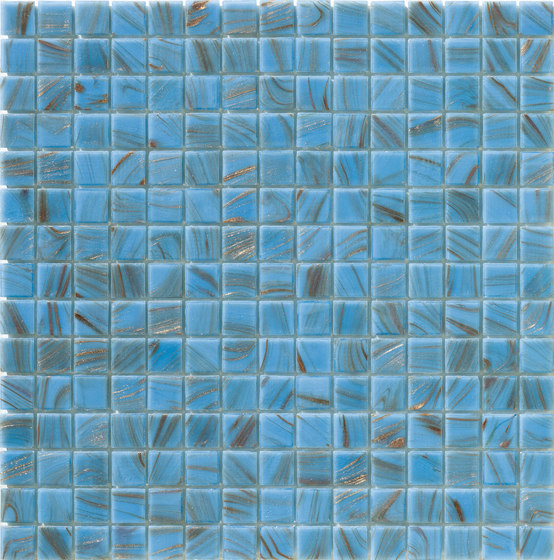 Aurore 20x20 Celeste S. | Glas Mosaike | Mosaico+