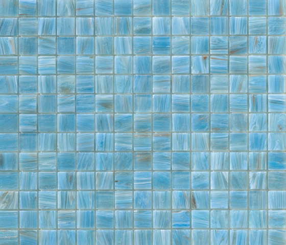 Aurore 20x20 Celeste | Glass mosaics | Mosaico+