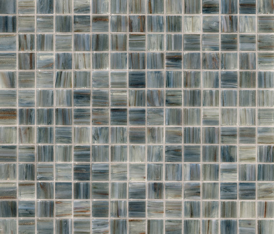 Aurore 20x20 Ardesia | Glass mosaics | Mosaico+