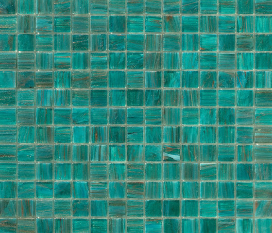 Aurore 20x20 Verde Persiano | Glass mosaics | Mosaico+