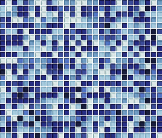 Cromie 10x10 Zaffiro G Mix 4 | Glass mosaics | Mosaico+