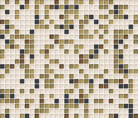 Cromie 10x10 Senape M Mix 1 | Glas Mosaike | Mosaico+