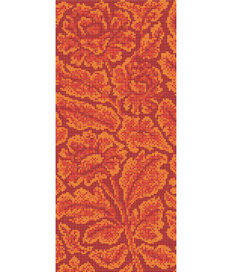 Decor Blooming | Lacquer Red A 15x15 | Mosaici vetro | Mosaico+