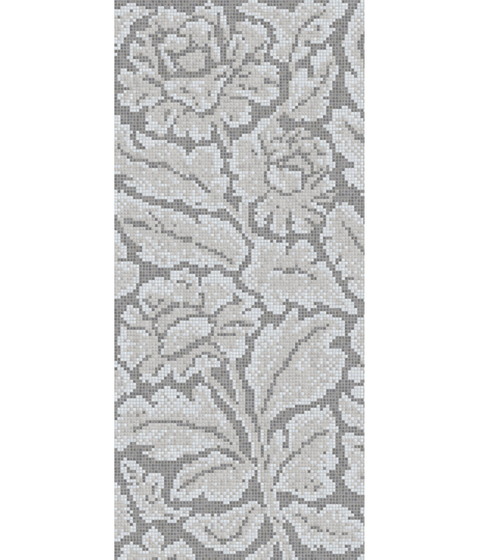 Decor Blooming | Lacquer Grey A 15x15 | Glass mosaics | Mosaico+