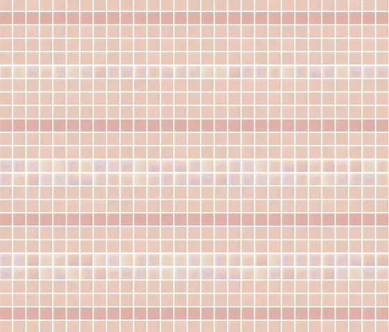 Decor 20x20 Satin Plus Pink | Mosaïques verre | Mosaico+