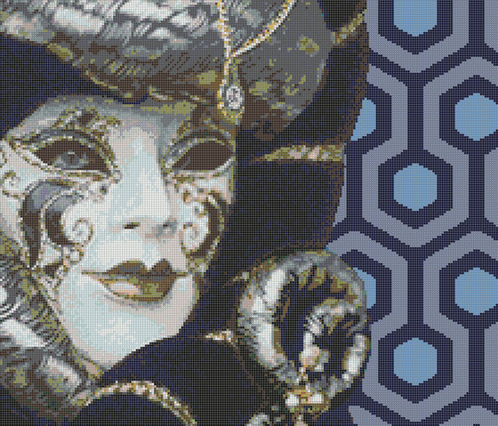 Decor Pannelli Moonlight Shadow | Mosaïques verre | Mosaico+