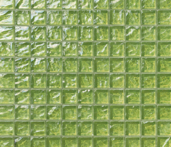 Onde 23x23 Verde | Mosaïques verre | Mosaico+