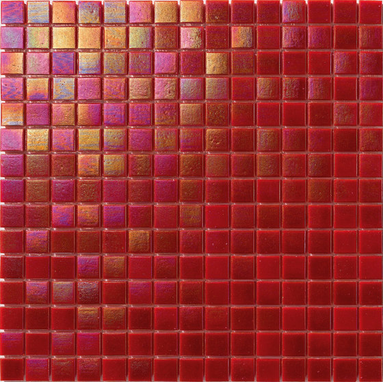 Perle 20x20 Rosso | Mosaïques verre | Mosaico+