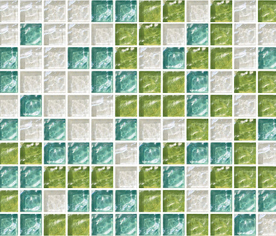 Sfumature 23x23 Mentuccia | Mosaicos de vidrio | Mosaico+