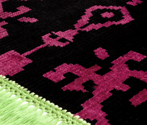 Vivid Vol. I pur black bright pink green flash | Tappeti / Tappeti design | Miinu