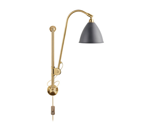 Bestlite BL5 Wall lamp | Grey/Brass | Lámparas de pared | GUBI