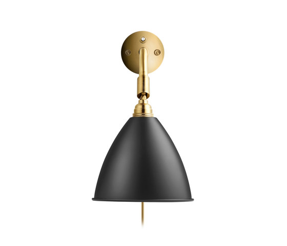 Bestlite BL7 Wall lamp HW | Charcoal Black/Brass | Lámparas de pared | GUBI