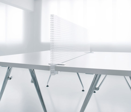 Solitaire Beschlagserie | Ping Pong Tischbefestigung | Stellwände | Rosso