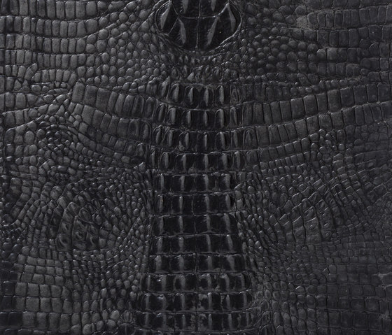 Kaiman Off Black | Piastrelle cuoio | Alphenberg Leather